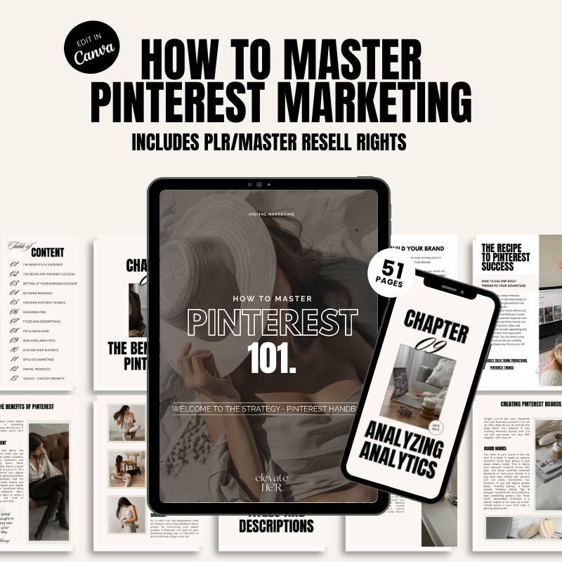 How To Master Pinterest Guide - Elevate Her Agency