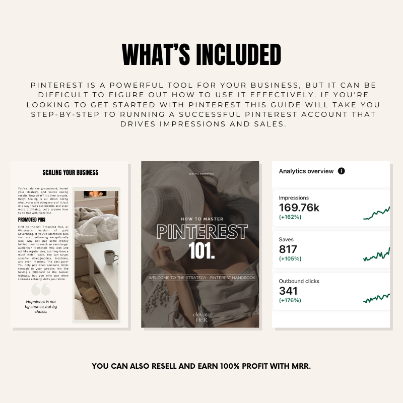 How To Master Pinterest Guide - Elevate Her Agency