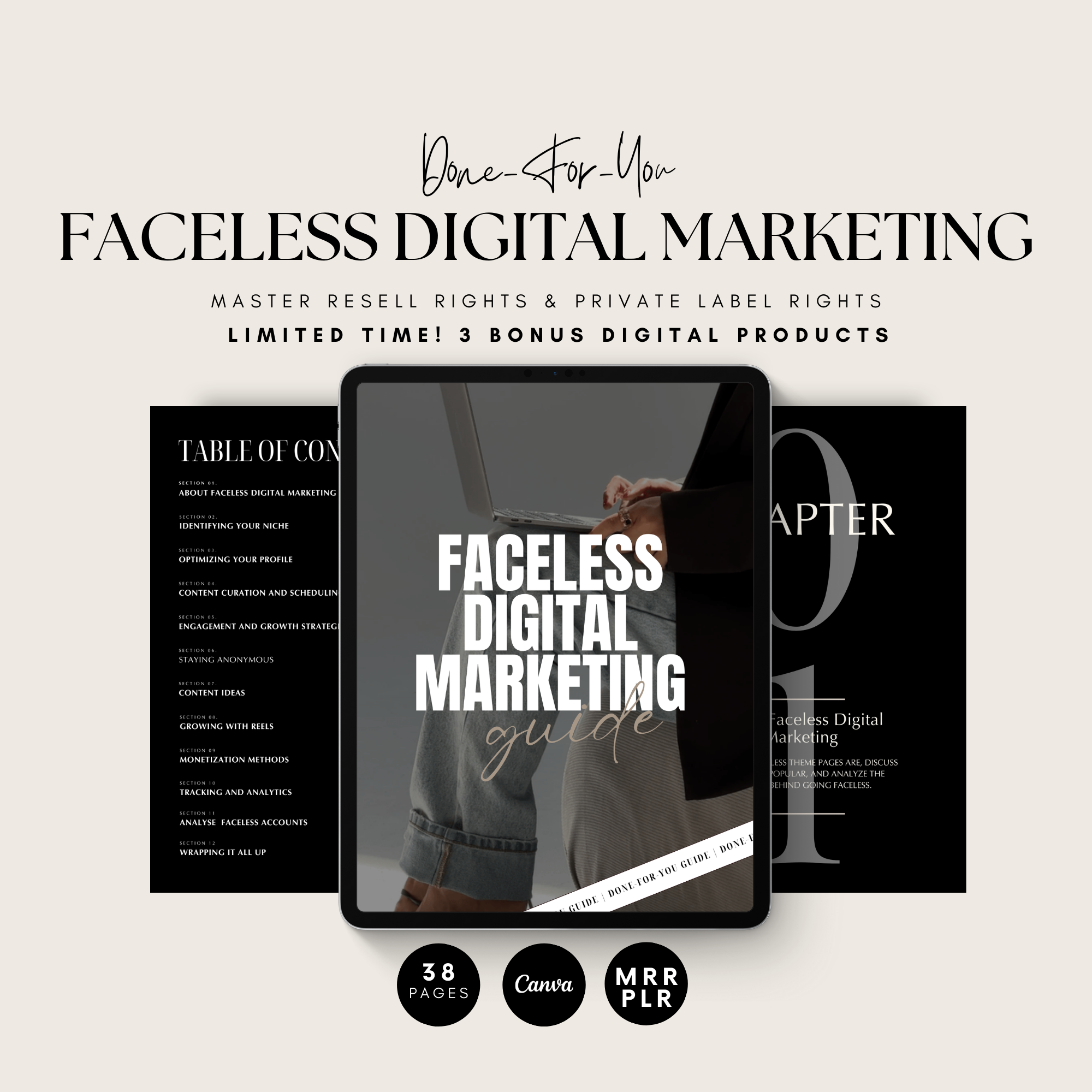 Faceless Digital Marketing Guide - Elevate Her Agency