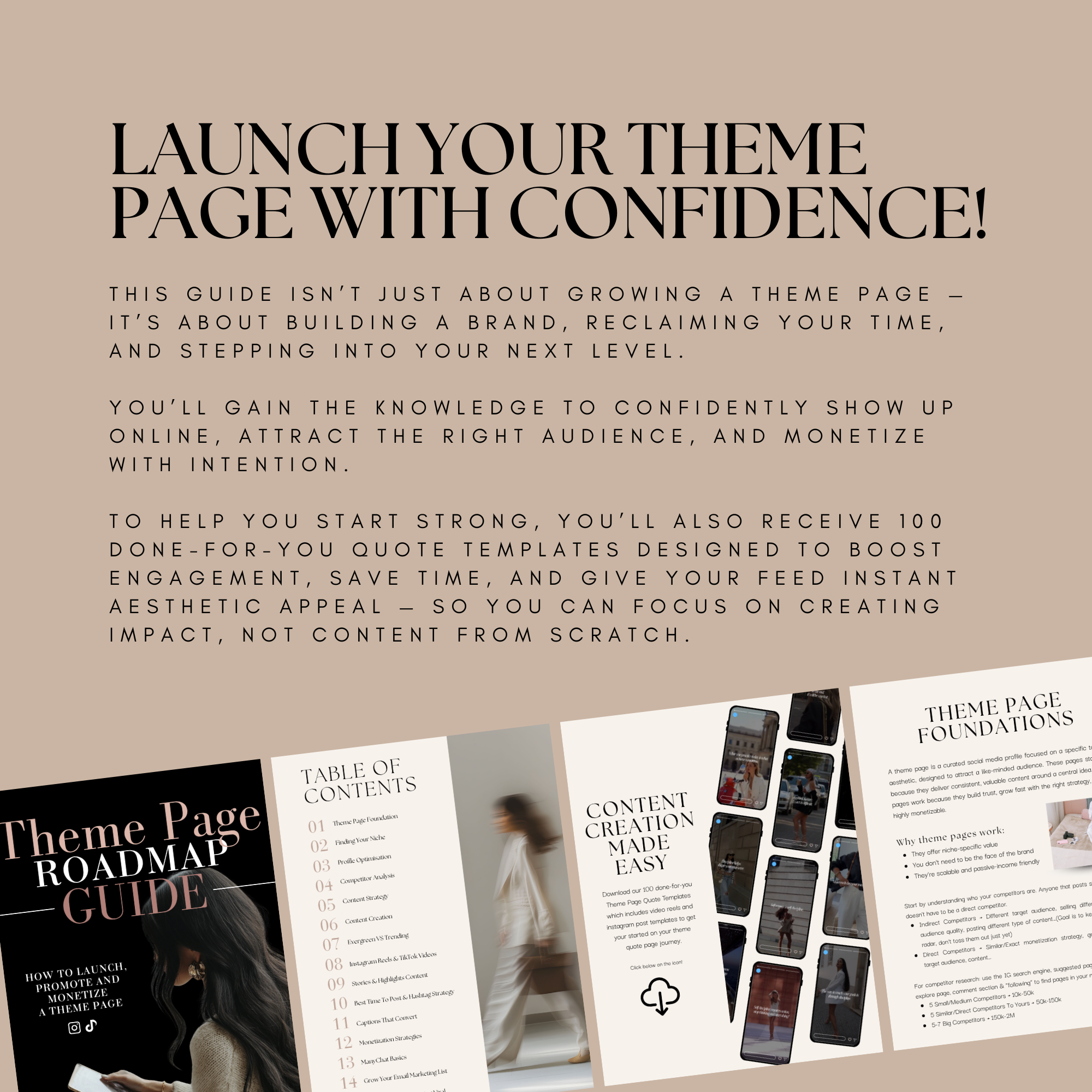 Theme Page Templates & Guide Bundle - Elevate Her Agency