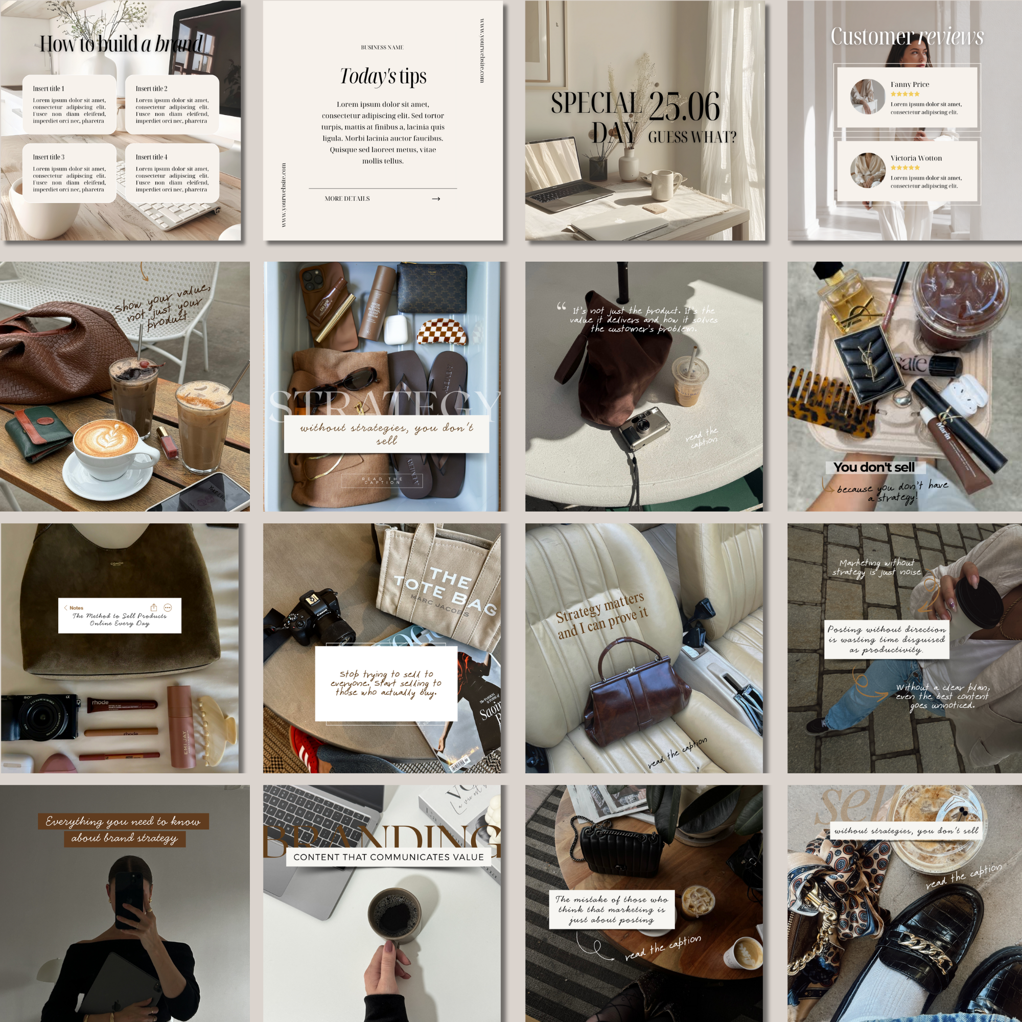 Digital Marketing Instagram Template Bundle