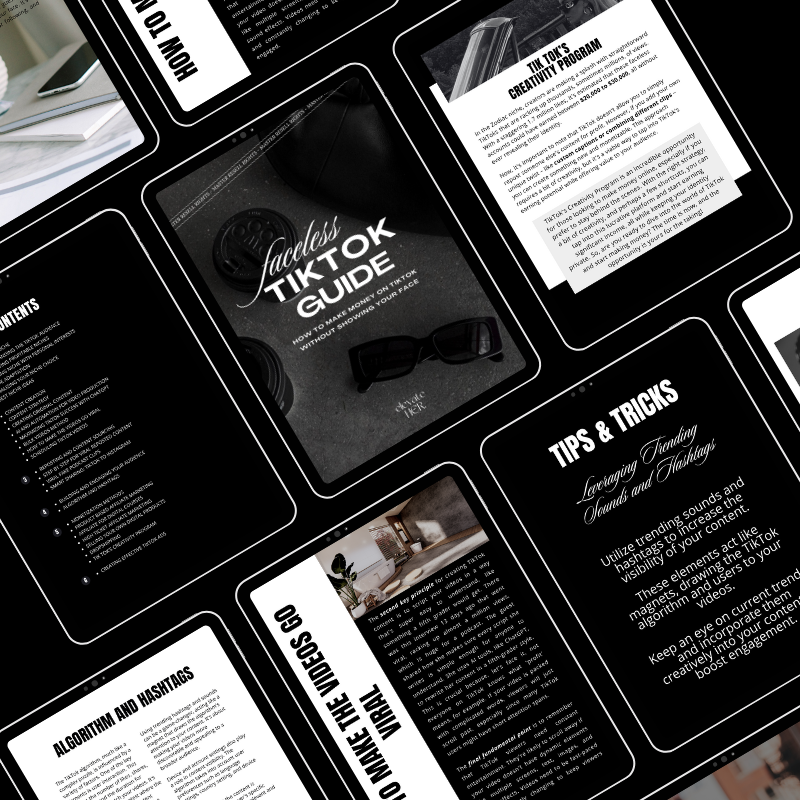 Faceless TikTok Marketing Guide - Elevate Her Agency