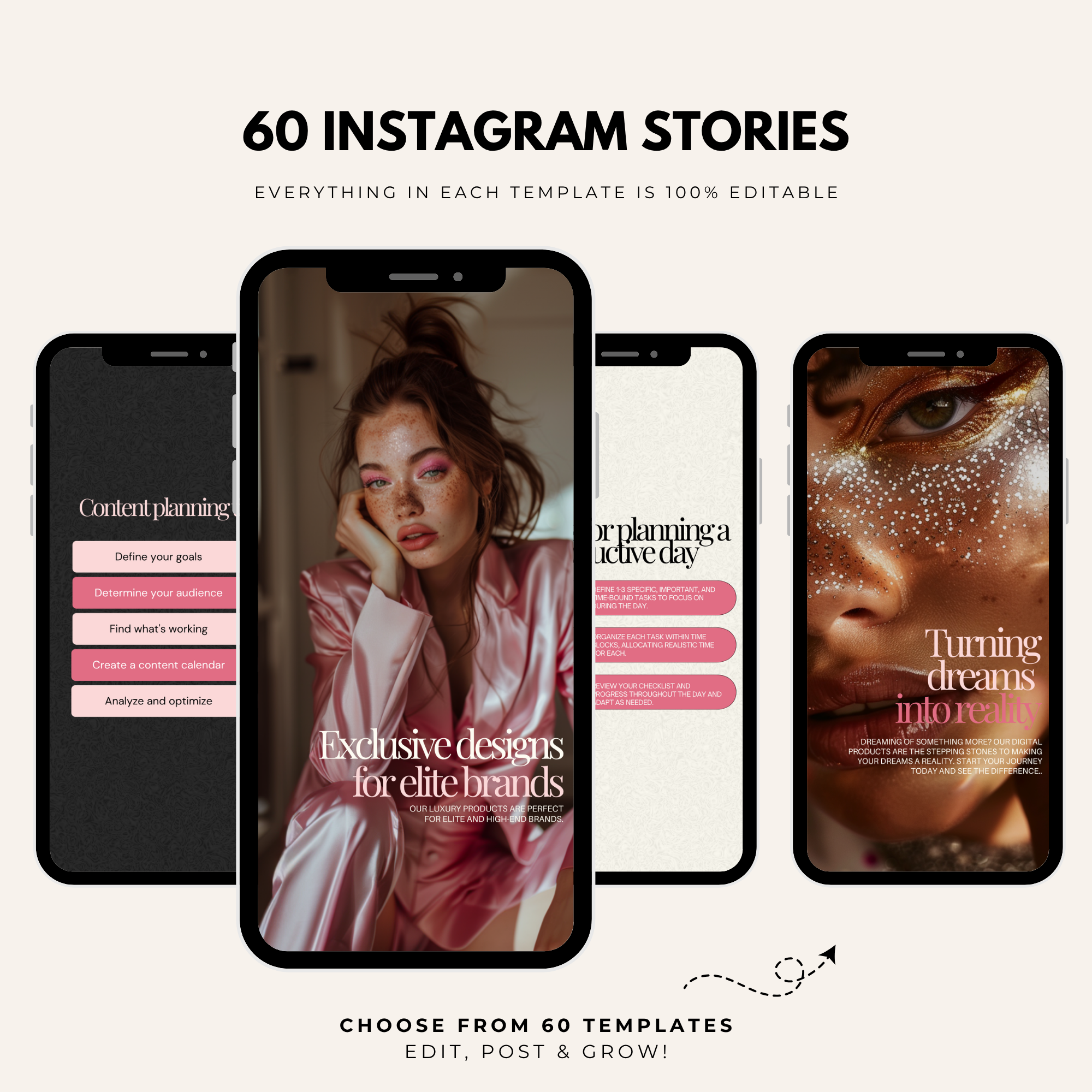 Elevated Muse Instagram Template Bundle - Elevate Her Agency
