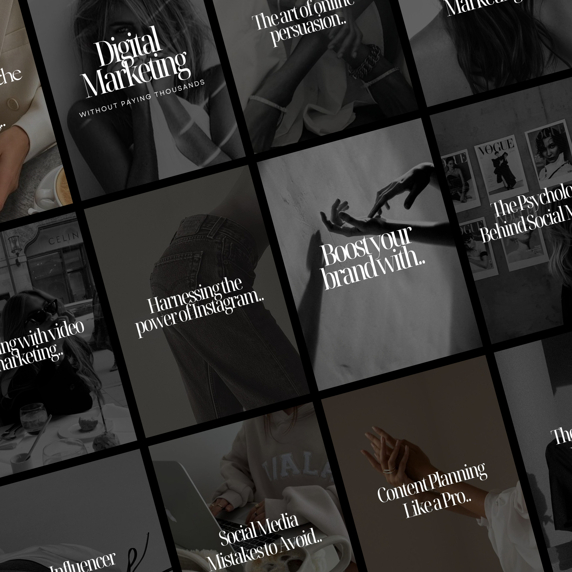120 Digital Marketing Instagram Templates