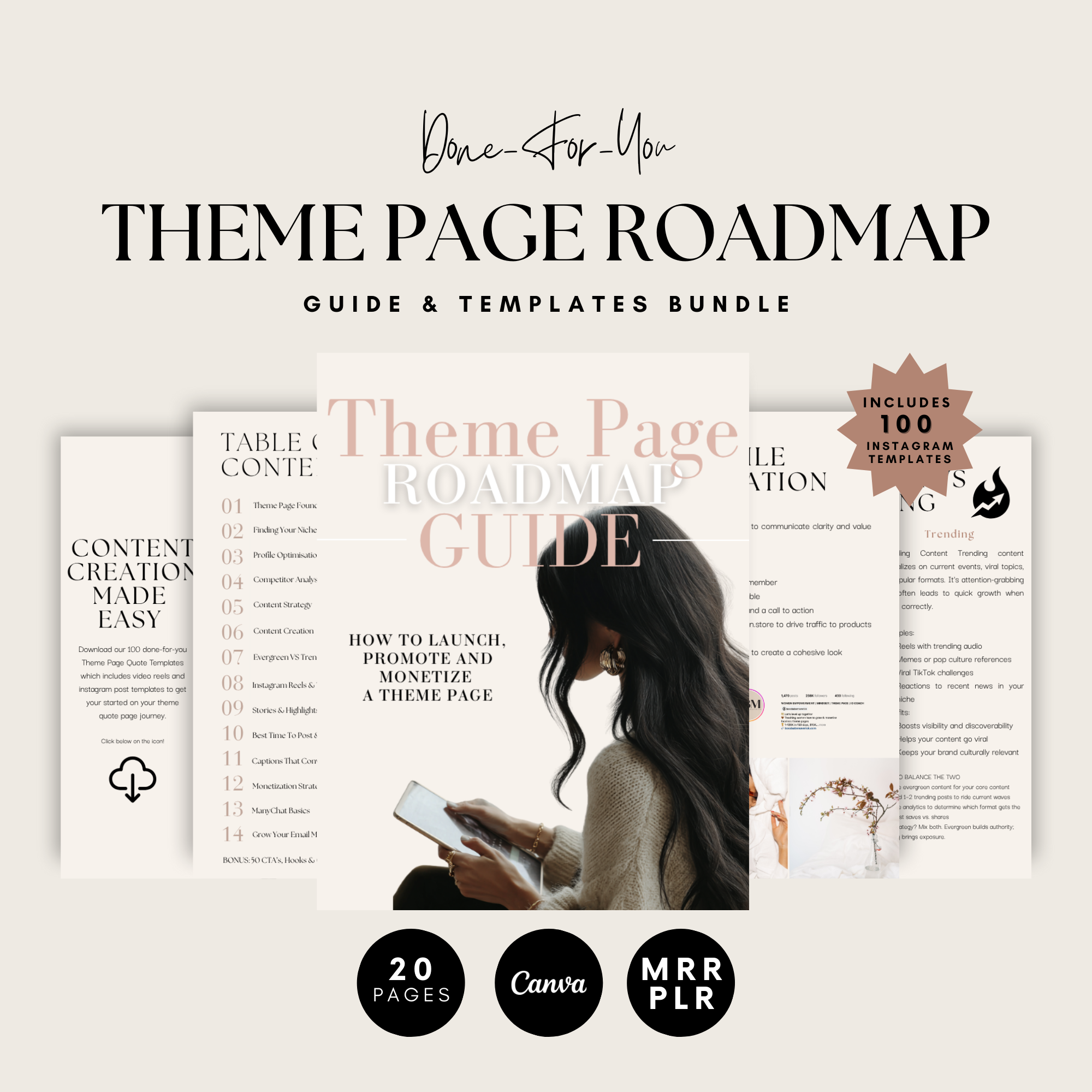 Theme Page Templates & Guide Bundle