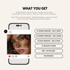 Elevated Muse Instagram Template Bundle - Elevate Her Agency