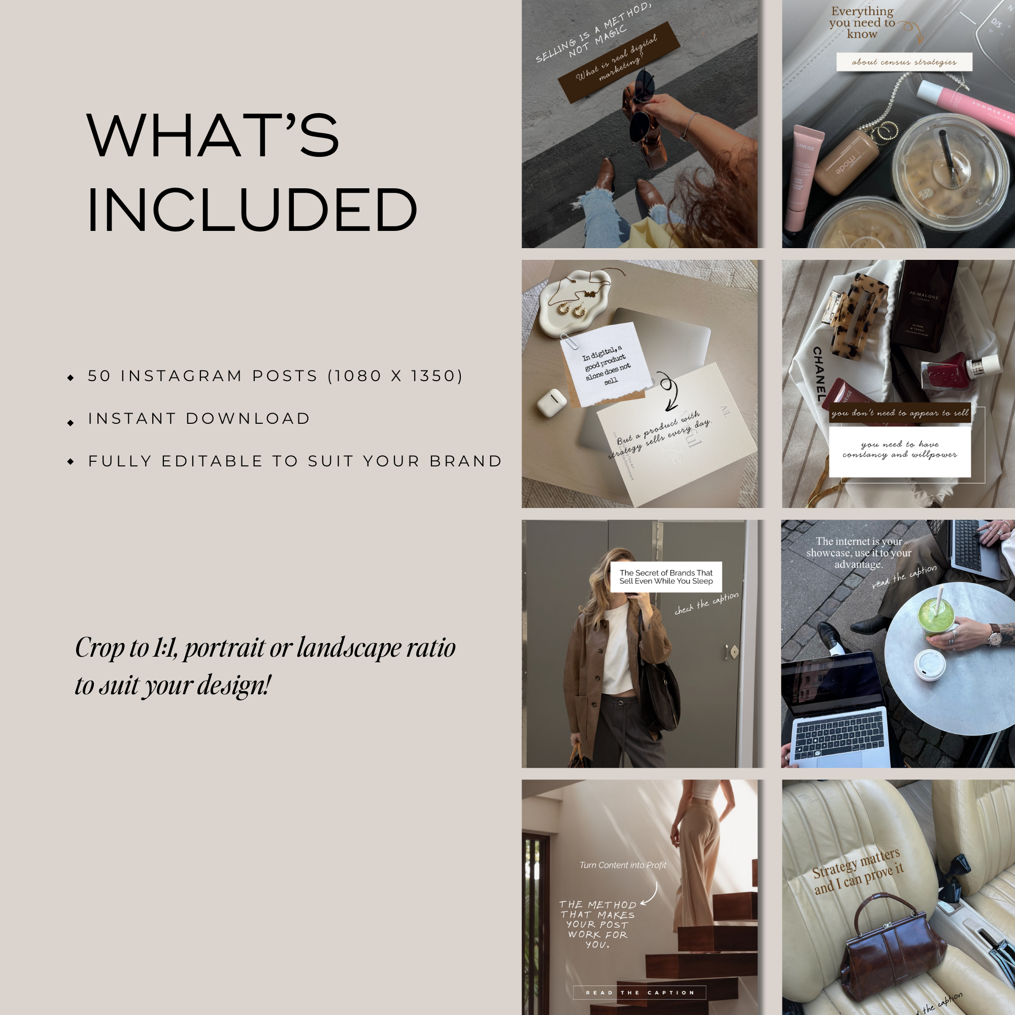 Digital Marketing Instagram Template Bundle