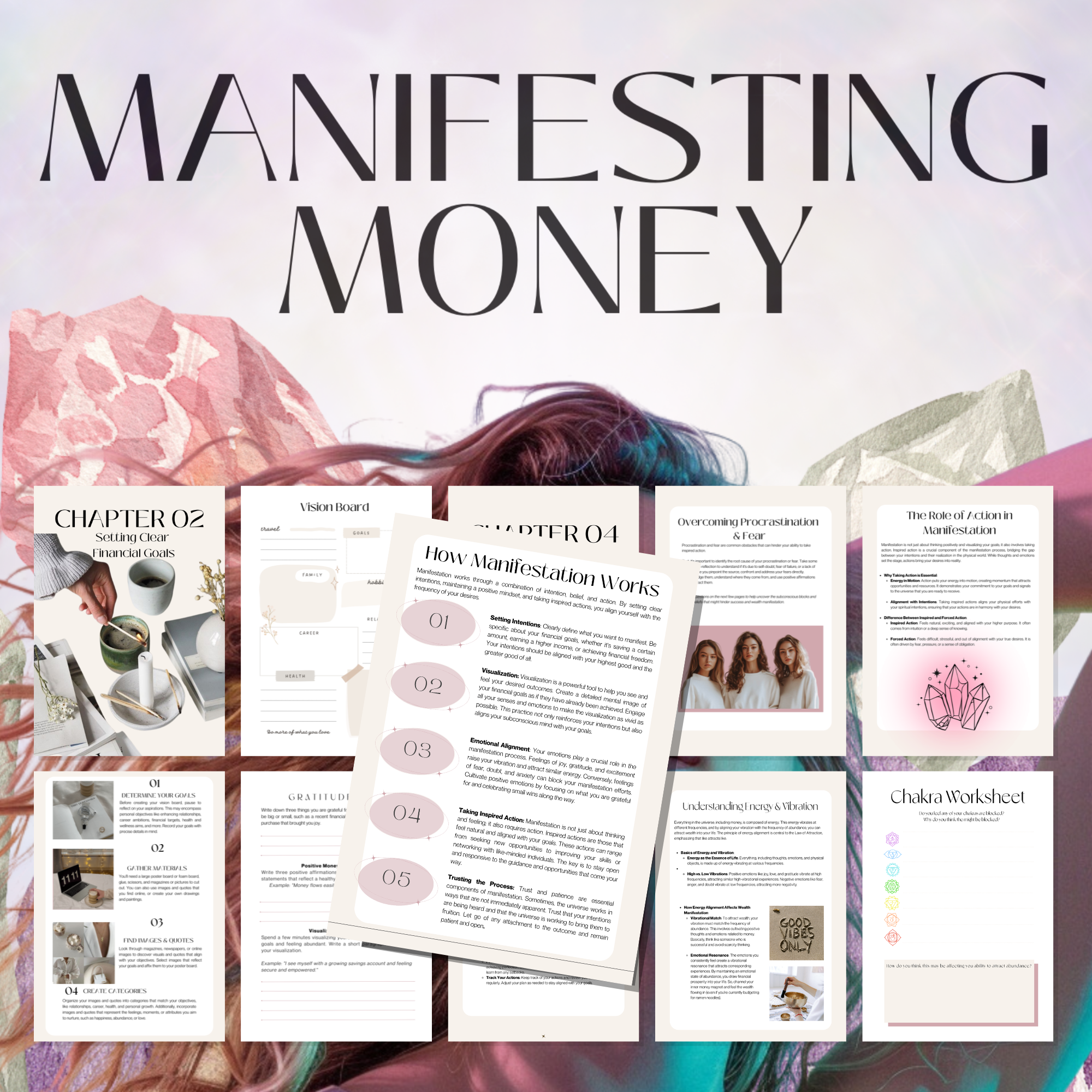 Manifesting money guide: Learn how to attract wealth, abundance, and financial freedom.