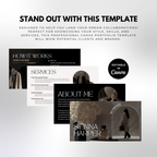 Stand out with UGC Portfolio Template - Customized Digital Product | Canva Edit designed to showcase style, skills, and services for brand collaborations.