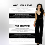 UGC Portfolio Template - Customized Digital Product | Canva Edit ideal for aspiring creators, freelancers, and social media managers to pitch services.