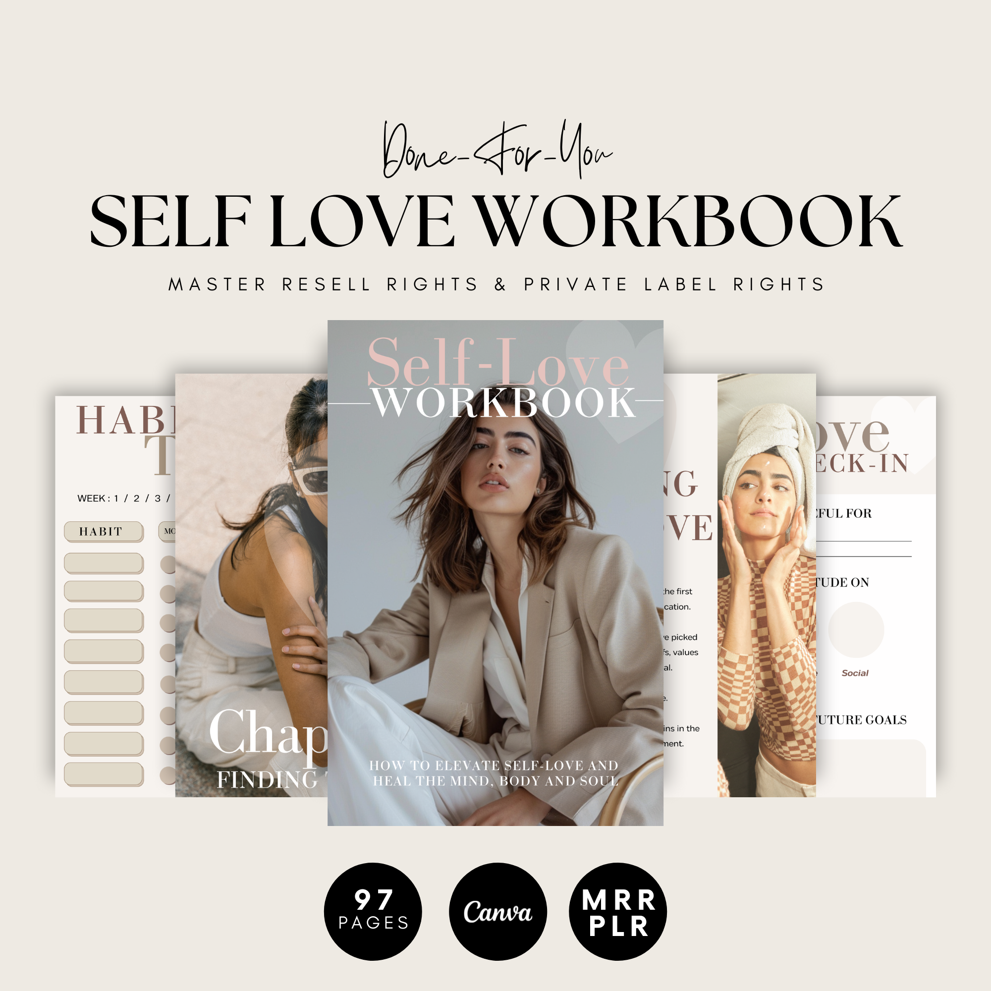 Self Love Workbook - Elevate Her Agency